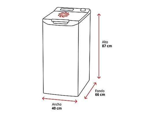 Lavadora carga superior – ok. OWM 6213 C, 6 kg, 1200 rpm, 15 Programas, Motor AC, Blanco