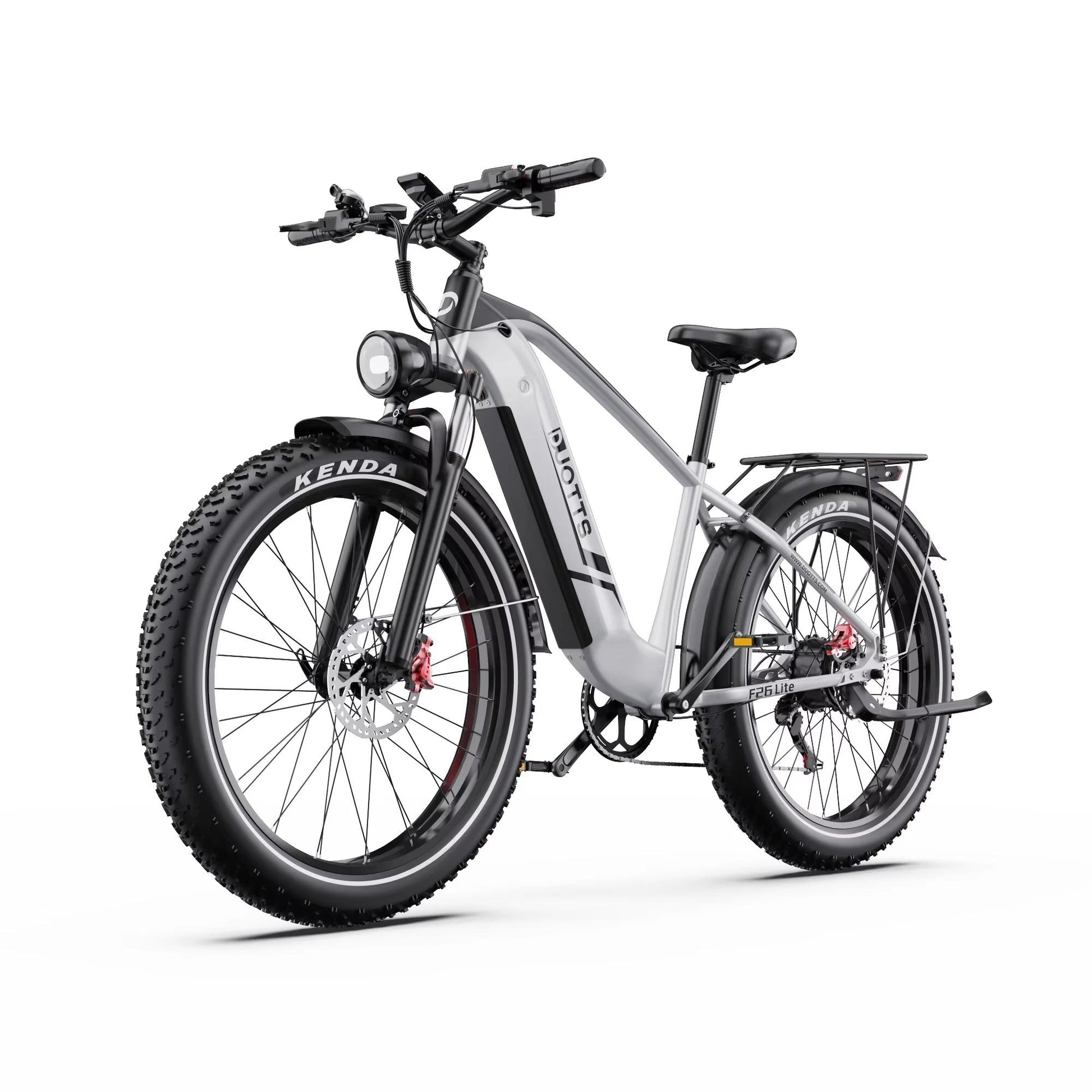 Bicicleta Eléctrica para Adultos DUOTTS F26 Lite Motor de 500W Batería de 48V 18AH Neumáticos de 26*4.0 Pulgadas