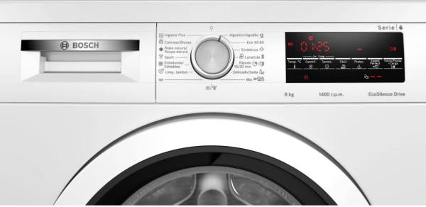 Bosch WUU28T63ES – Lavadora de carga frontal 8 kg 1400 rpm EcoSilence Blanco A
