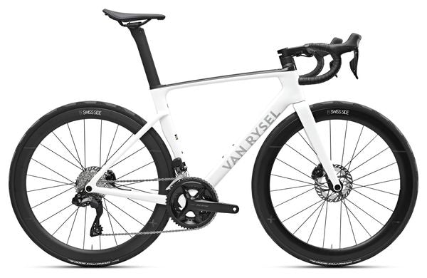 Bicicleta de carretera Van Rysel RCR Shimano 105 Di2 12S 700 mm Ultra Blanca 2025