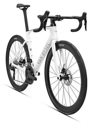 Bicicleta de carretera Van Rysel RCR Shimano 105 Di2 12S 700 mm Ultra Blanca 2025