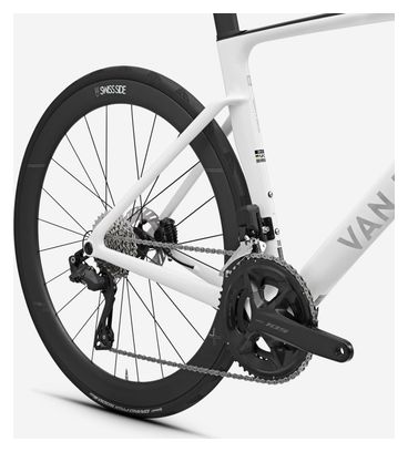 Bicicleta de carretera Van Rysel RCR Shimano 105 Di2 12S 700 mm Ultra Blanca 2025
