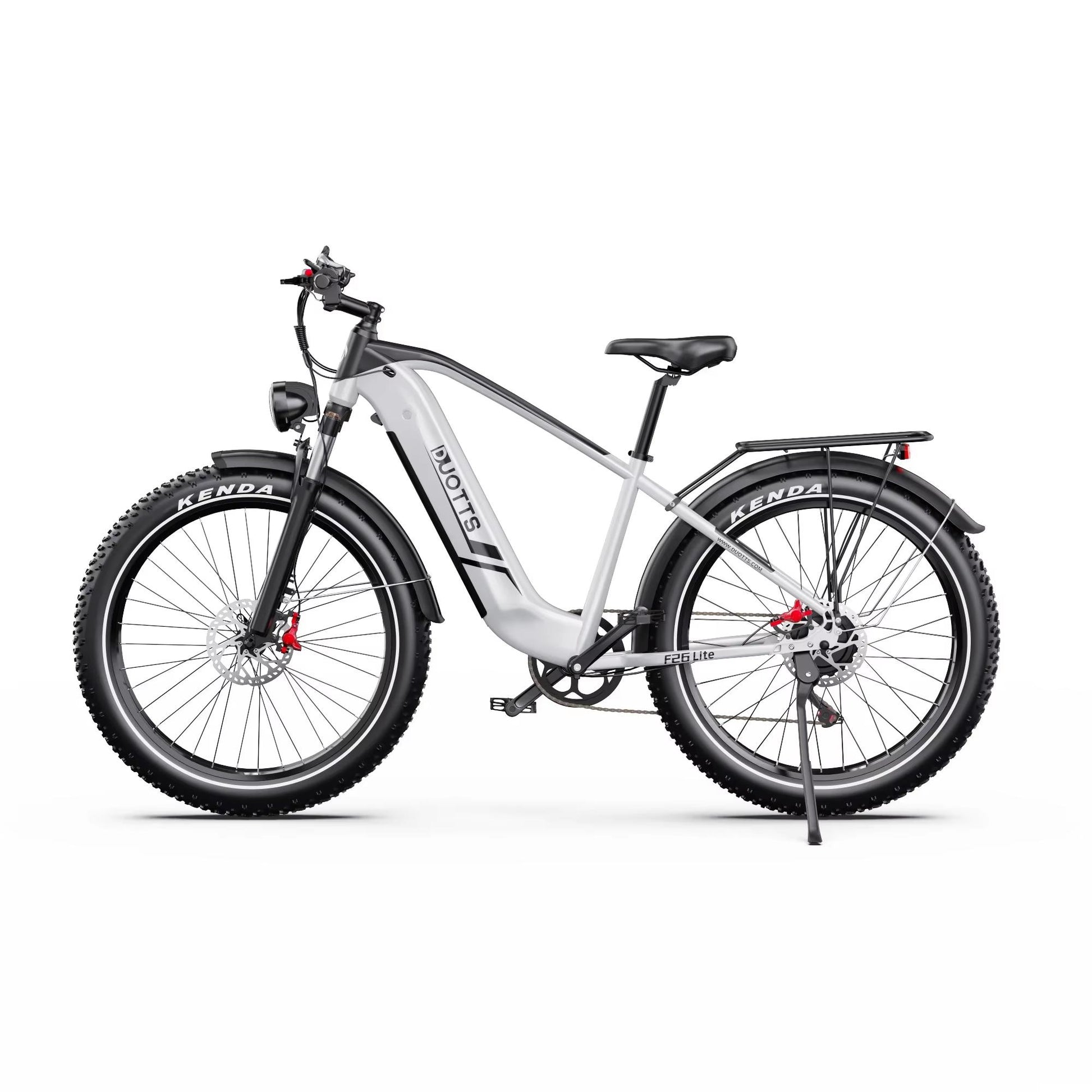 Bicicleta Eléctrica para Adultos DUOTTS F26 Lite Motor de 500W Batería de 48V 18AH Neumáticos de 26*4.0 Pulgadas
