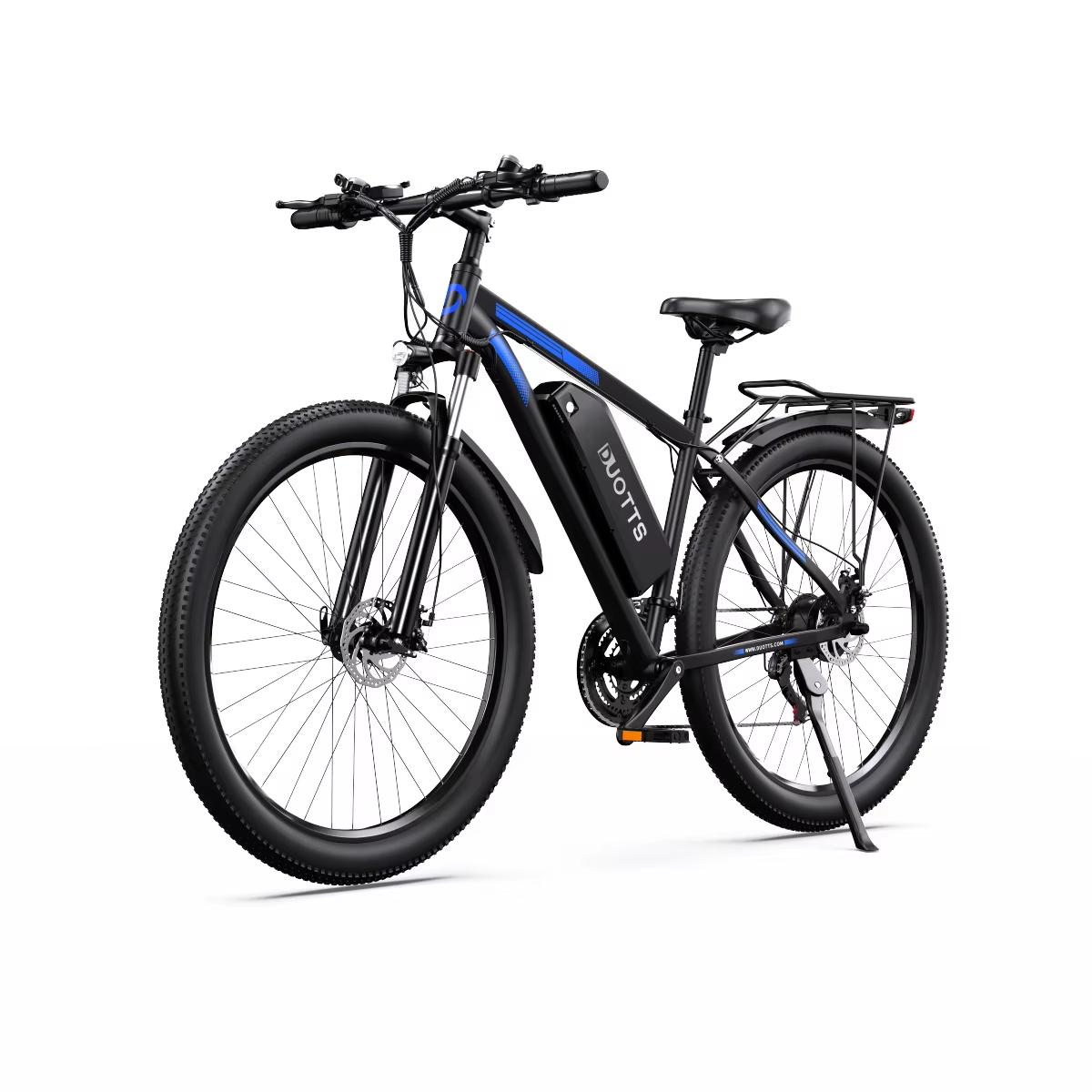 Bicicleta Eléctrica DUOTTS C29 48V 750W 15Ah Bicicleta de Montaña para Adultos Shimano 21 Velocidades 30° Escalada Autonomía 80-100km IPX5 Batería Dual