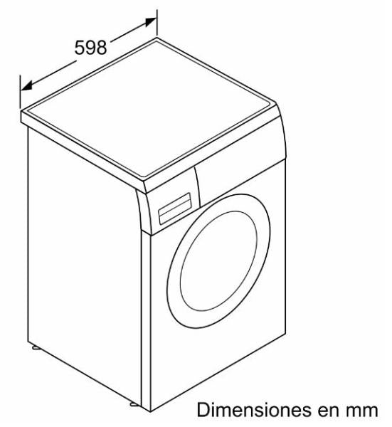Bosch WUU28T63ES – Lavadora de carga frontal 8 kg 1400 rpm EcoSilence Blanco A