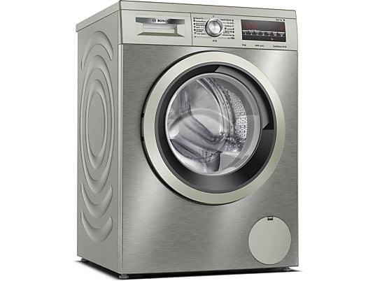 Lavadora carga frontal – Bosch WUU28T8XES, 8 kg, 1.400 rpm, 15 programas, Inox