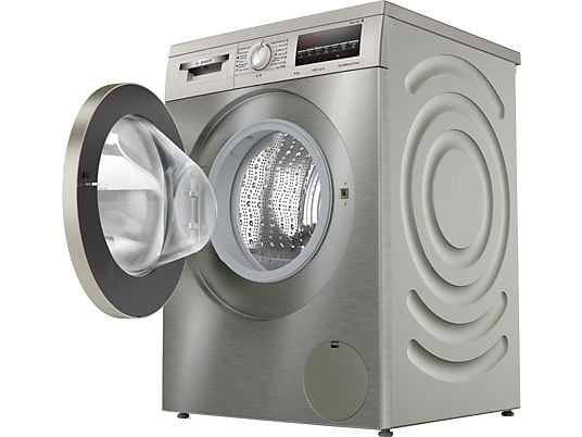 Lavadora carga frontal – Bosch WUU28T8XES, 8 kg, 1.400 rpm, 15 programas, Inox