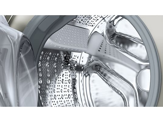 Lavadora carga frontal – Bosch WUU28T8XES, 8 kg, 1.400 rpm, 15 programas, Inox