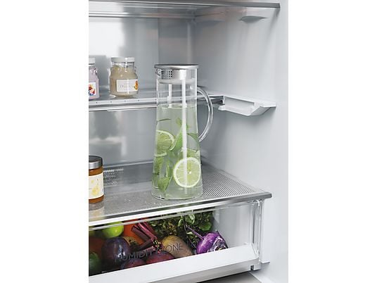 Frigorífico combi – Haier 3D 60 Series 5 HTW5620CNMG, No Frost, 205 cm, 414 l, My Zone, Direct Access, Inox