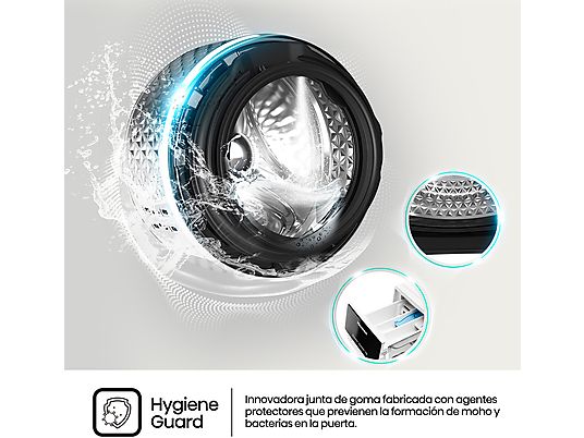 Lavadora secadora – Hisense WD3S8043BW3, 8 kg/5 kg, 1400 rpm, 16 programas. Clase A-30%, WiFi, Blanco