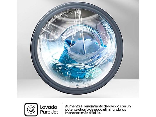 Lavadora secadora – Hisense WD3S8043BW3, 8 kg/5 kg, 1400 rpm, 16 programas. Clase A-30%, WiFi, Blanco
