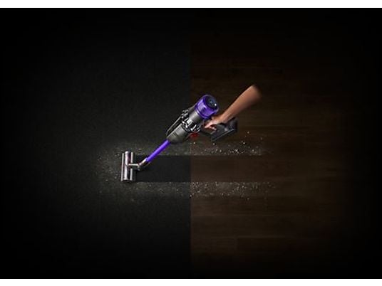 Aspirador escoba – Dyson V11™ Advanced, Potencia succión 200 AW, Autonomía 60 min, Accesorios, 3 Modos, Morado/Níquel