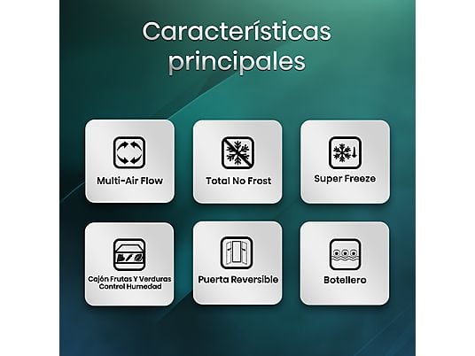 Frigorífico combi – Hisense RB440N4GWD, No Frost, 200.4 cm, 336 l, Multi Airflow, Cristal Blanco