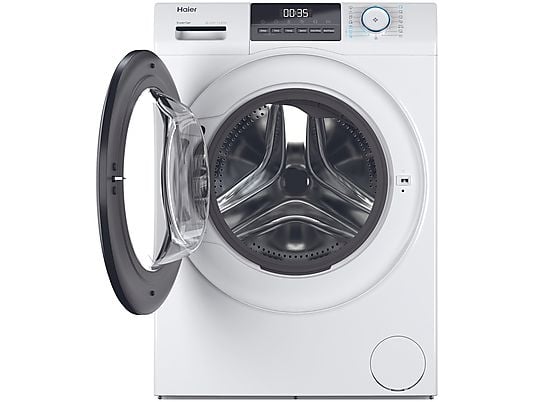 Lavadora carga frontal – Haier I-Pro Series 1 HW80-BP14929A-S, 8 kg, 1400 rpm, Motor Inverter, Función Vapor, Antibacterias, Blanco
