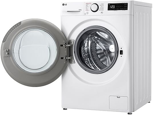 Lavadora secadora – LG F2DR5S09A1W, 9 kg+5 kg, 1200 rpm, 12 programas, Blanco
