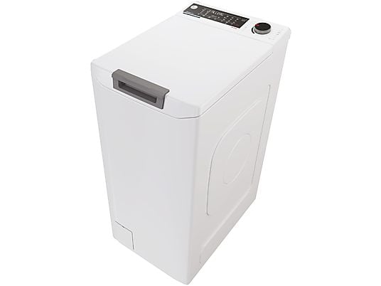 Lavadora carga superior – Hoover THOS2856TM4-S, 8.5 kg, 1200 rpm, +60 Programas, Función Vapor Steam Care PRO, Conectividad WiFi y Bluetooth, Blanco