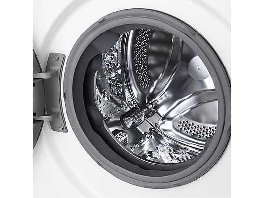 Lavadora carga frontal – LG F4WR6010A0W, Serie 600, 10 kg, 1400 rpm, 12 programas, AI Direct Drive™, TurboWash™360º, Blanco