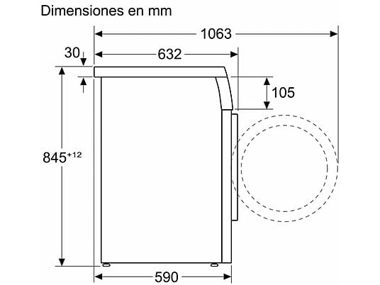 Lavadora carga frontal – Balay 3TS993BP, 9 kg, 1200rpm, 15 programas, AquaControl Plus, Motor ExtraSilencio, Blanco