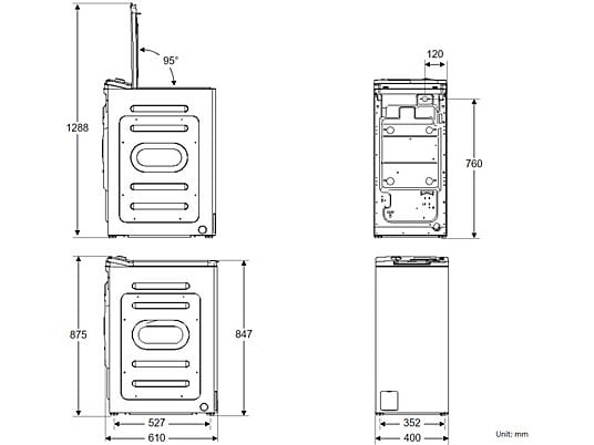 Lavadora carga superior – ok. OWM 6213 C, 6 kg, 1200 rpm, 15 Programas, Motor AC, Blanco