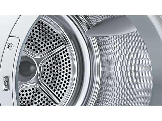 Secadora bomba de calor – Bosch WQG245D0ES, Serie 6, 9 kg, 15 programas, AutoDry, Condensador Autolimpiante, Blanco