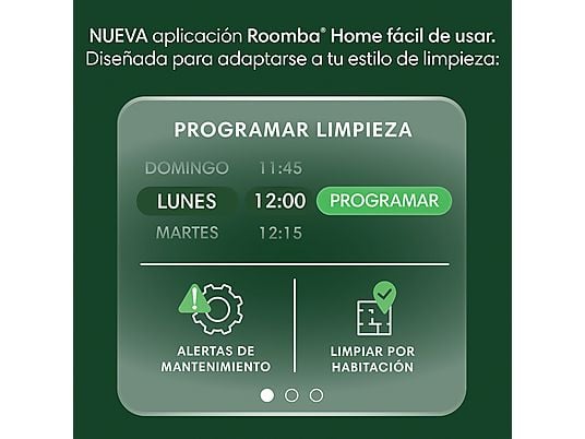 Robot friegasuelos – iRobot Roomba® 105 Combo Y311240, 12.8V, 200 ml, Autonomía 2h, Blanco
