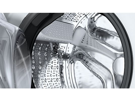 Lavadora carga frontal – Bosch WGE03200ES,Serie 2, 8 kg, 1.200 rpm, 13 programas, Higiene Plus, Motor EcoSilence, Blanco