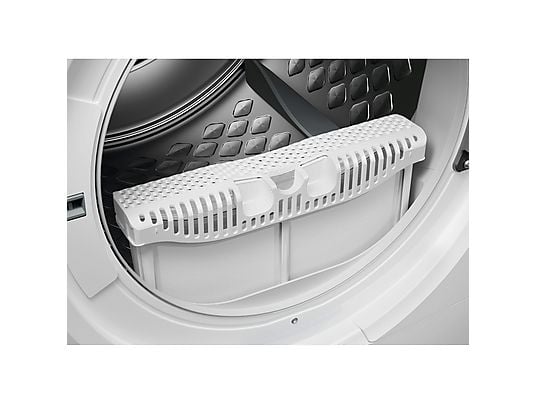 Secadora bomba de calor – AEG TR839T4PB, 9 Kg, 12 programas, Función Anti-arrugas, Motor inverter, Blanco