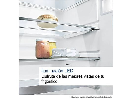 Frigorífico combi – Bosch KGN39VIEB, Total NoFrost, 203 cm, 368 l, Cajón VitaFresh, Perfect Fit, Acero antihuellas