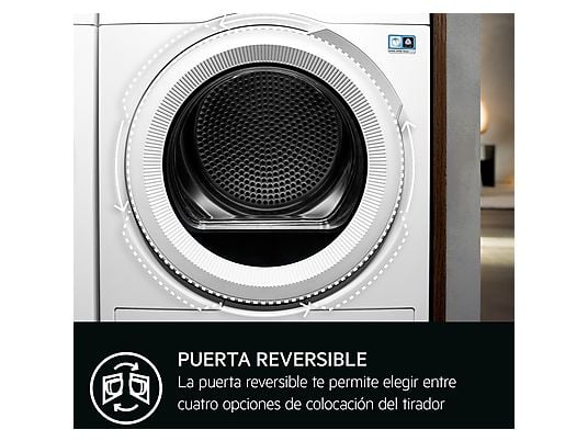 Secadora bomba de calor – AEG TR719G4PB, 9 kg, 10 programas, MixDry, Display LED, Blanco