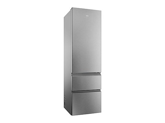 Frigorífico combi – Haier 3D 60 Series 3 HTR3620DNMG, No Frost, 205 cm, 414 l, Fresh 0°C Zone, Direct Access, Inox