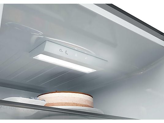Frigorífico combi – Haier 3D 60 Series 3 HTR3620DNMG, No Frost, 205 cm, 414 l, Fresh 0°C Zone, Direct Access, Inox