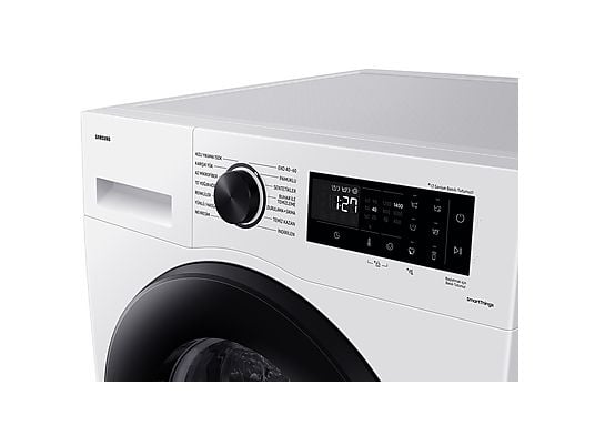 Lavadora carga frontal – Samsung WW90CGC04DAEEC, 9 kg, 1400 rpm, EcoBubble™, Función WiFi con SmartThings, Blanco