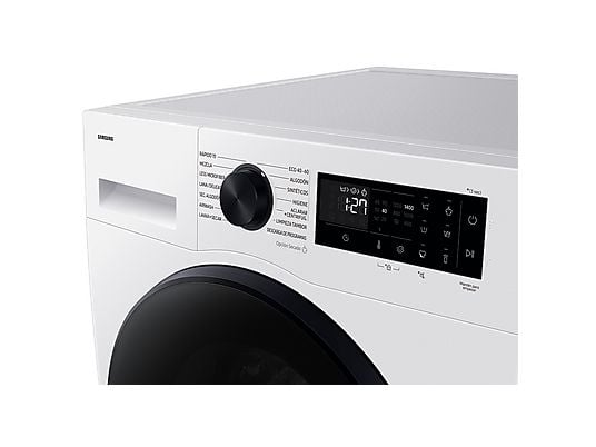 Lavadora secadora – Samsung WD90DG5B15BEEC, 9 kg, 6 kg, AI EcoBubble™, Air Wash, Blanco