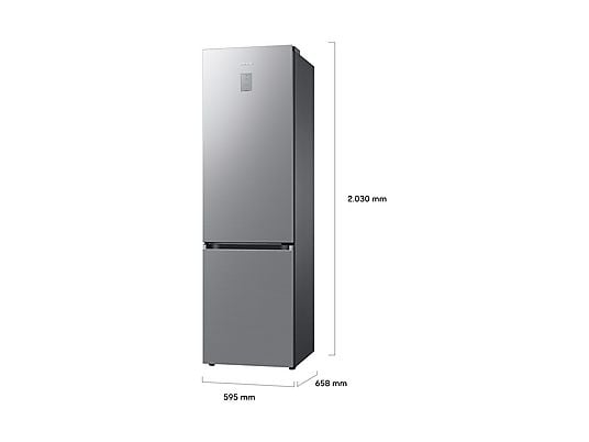 Frigorífico combi – Samsung Smart RB38C675CS9/EF, No Frost, 203 cm, 390l, All-Around Cooling, WiFi, Inox