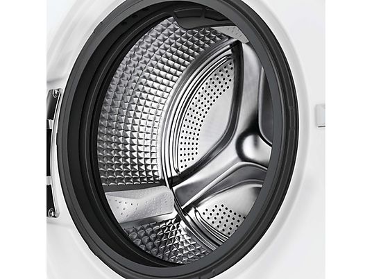 Lavadora carga frontal – Haier I-Pro Series 1 HW80-BP14929A-S, 8 kg, 1400 rpm, Motor Inverter, Función Vapor, Antibacterias, Blanco