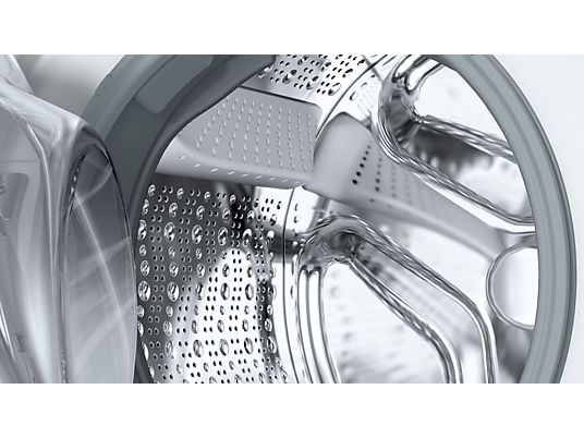 Lavadora carga frontal – Bosch WUU28T63ES, 8 kg, 1.400 rpm, 15 programas, Motor Eco Silence, Activewater, Blanco
