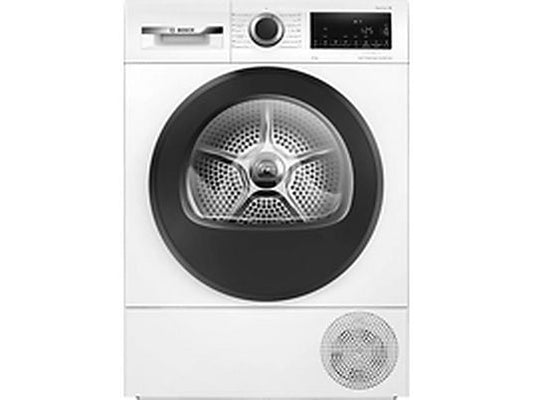 Secadora bomba de calor – BOSCH Serie 6 WQG235D1ES, Eléctrico, 8 kg, 15 programas, Blanco