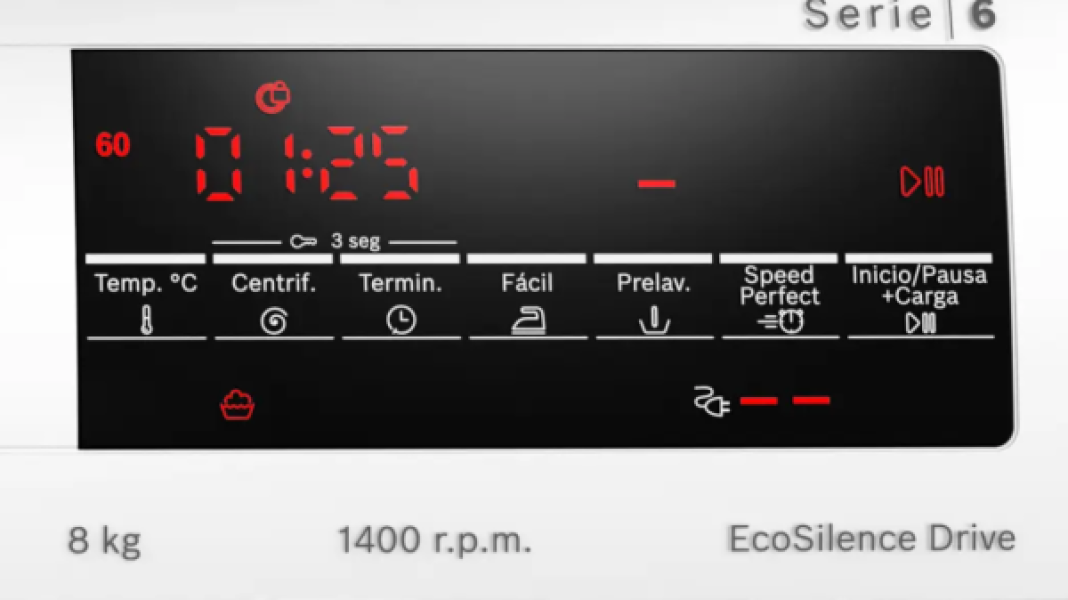 Bosch WUU28T63ES – Lavadora de carga frontal 8 kg 1400 rpm EcoSilence Blanco A