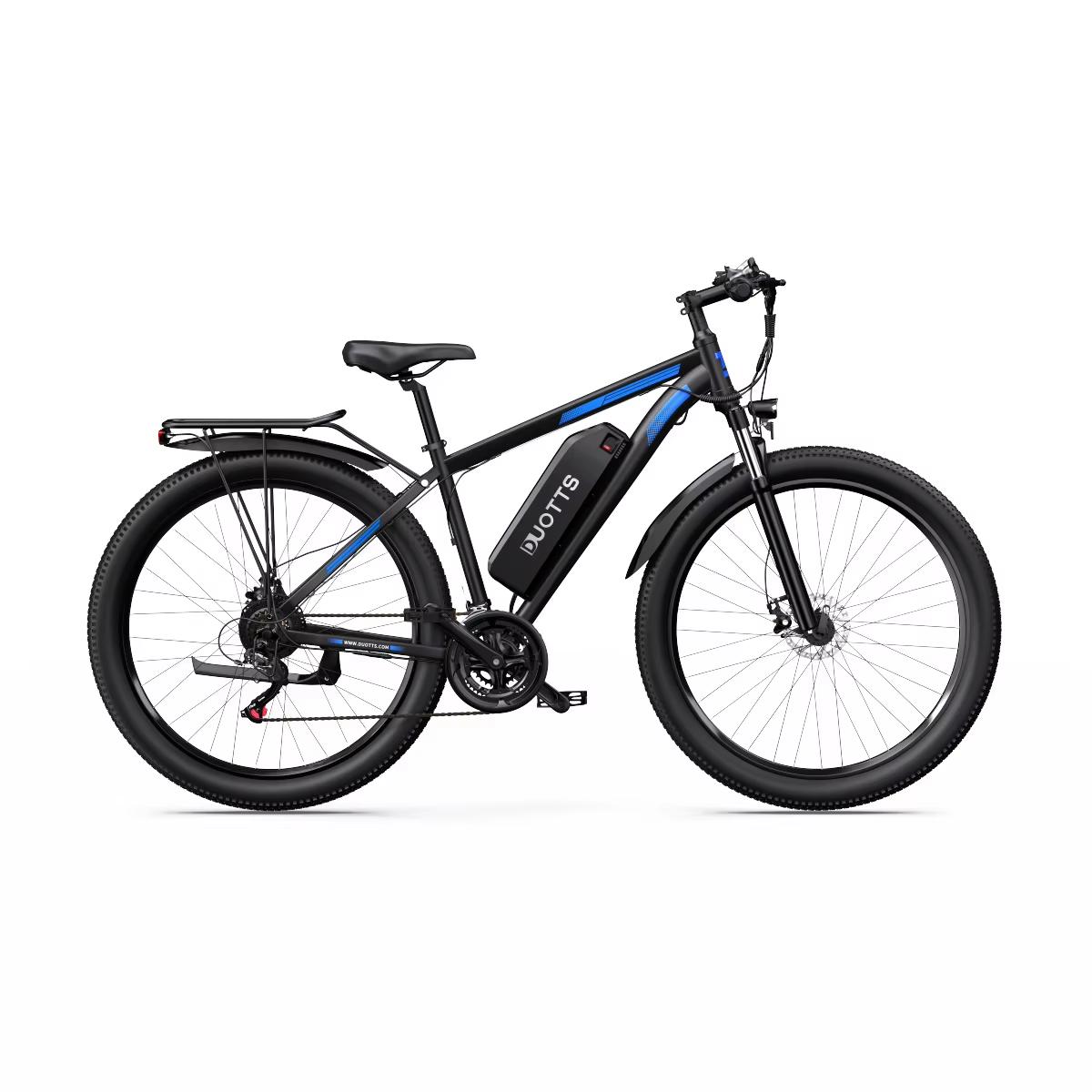 Bicicleta Eléctrica DUOTTS C29 48V 750W 15Ah Bicicleta de Montaña para Adultos Shimano 21 Velocidades 30° Escalada Autonomía 80-100km IPX5 Batería Dual