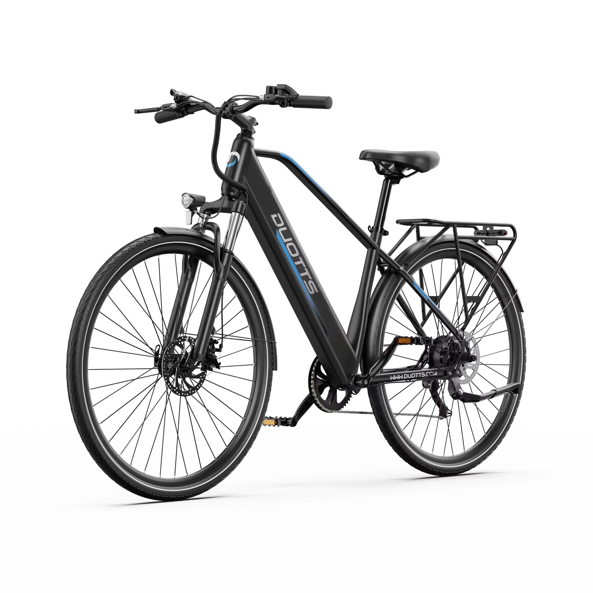 Bicicleta Eléctrica DUOTTS C29 Lite 250W Cumple Normativa UE 36V 13Ah Largo Alcance Ruedas Finas 27.5" 700C*42C Viajes Urbanos