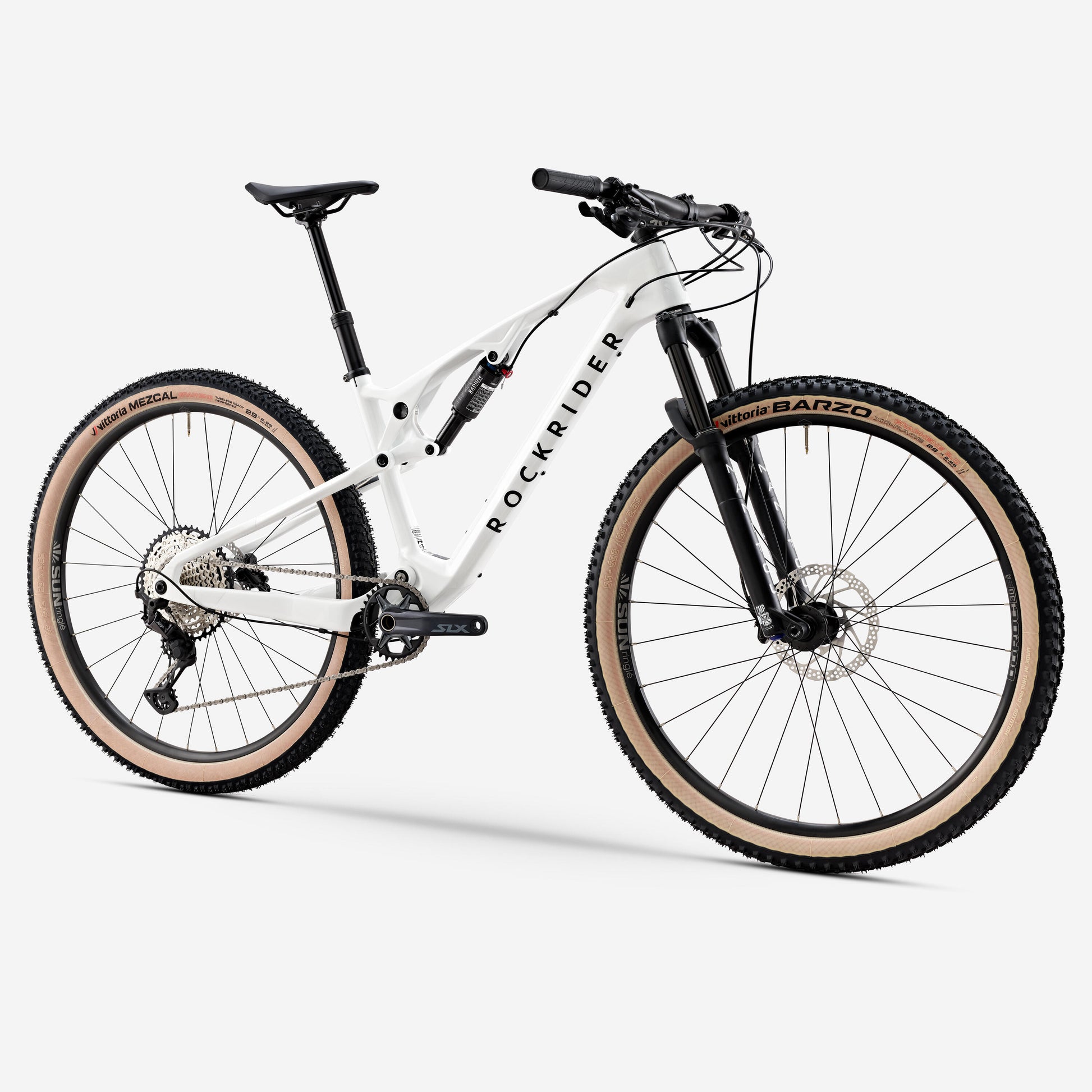 Bicicleta MTB doble suspensión carbono XC Race 900 S Shimano SLX / XT Blanco