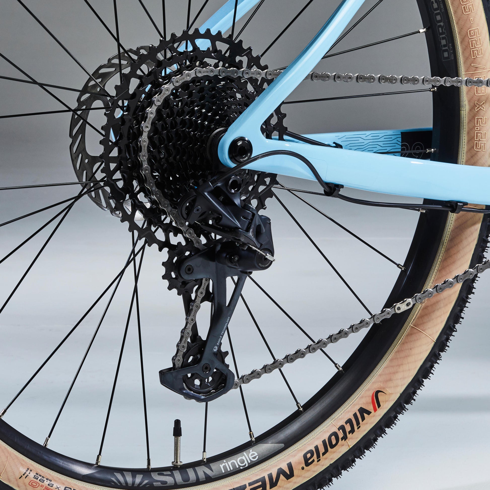 Bicicleta de montaña 29" carbono Rockrider Race 740 azul NX/GX Eagle