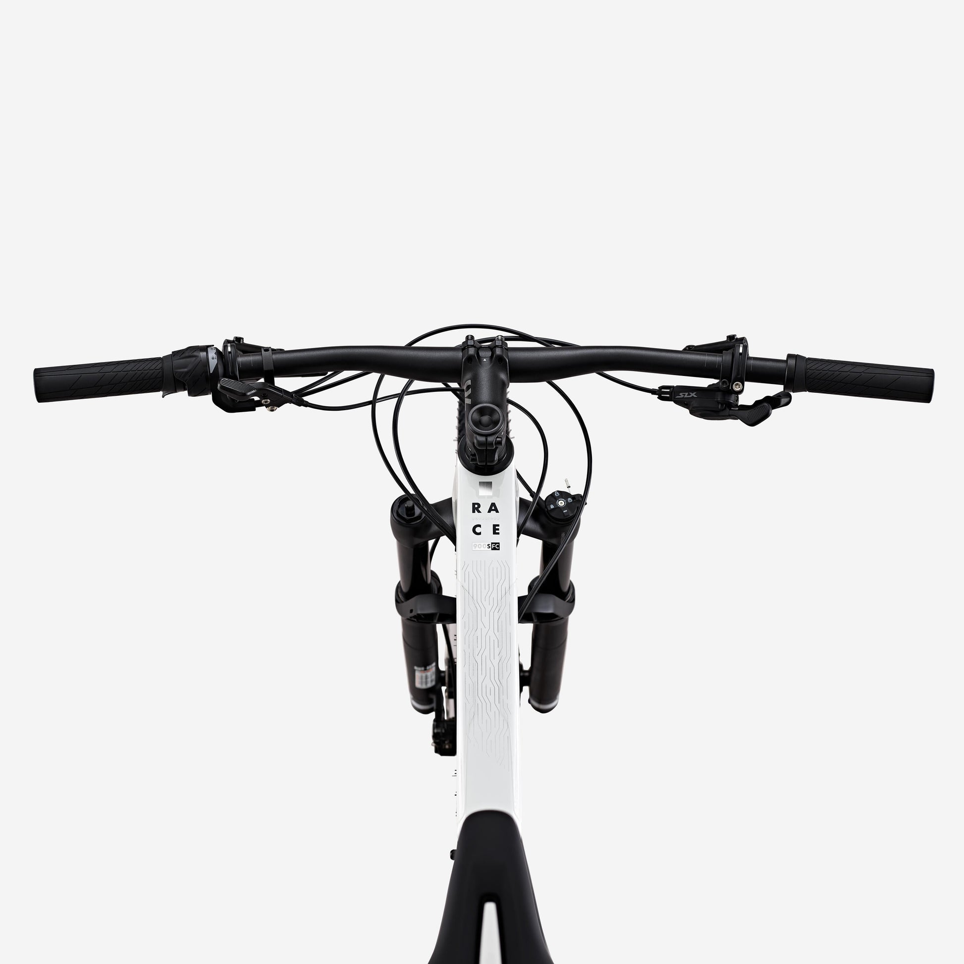 Bicicleta MTB doble suspensión carbono XC Race 900 S Shimano SLX / XT Blanco