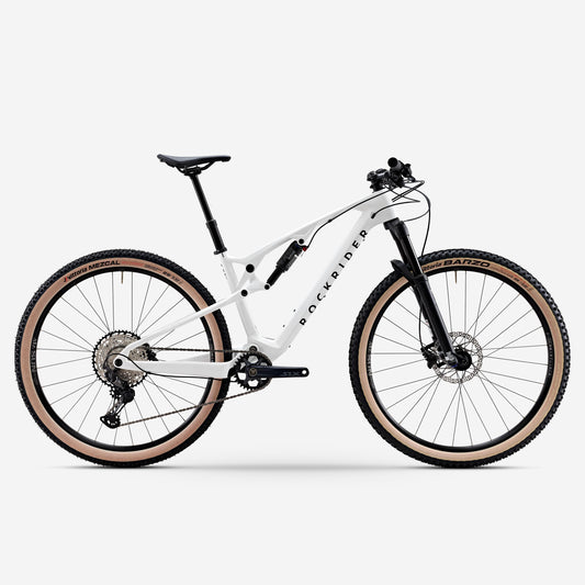 Bicicleta MTB doble suspensión carbono XC Race 900 S Shimano SLX / XT Blanco